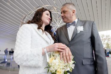 Фото Озёрские атомщики сыграли свадьбу в самом сердце России